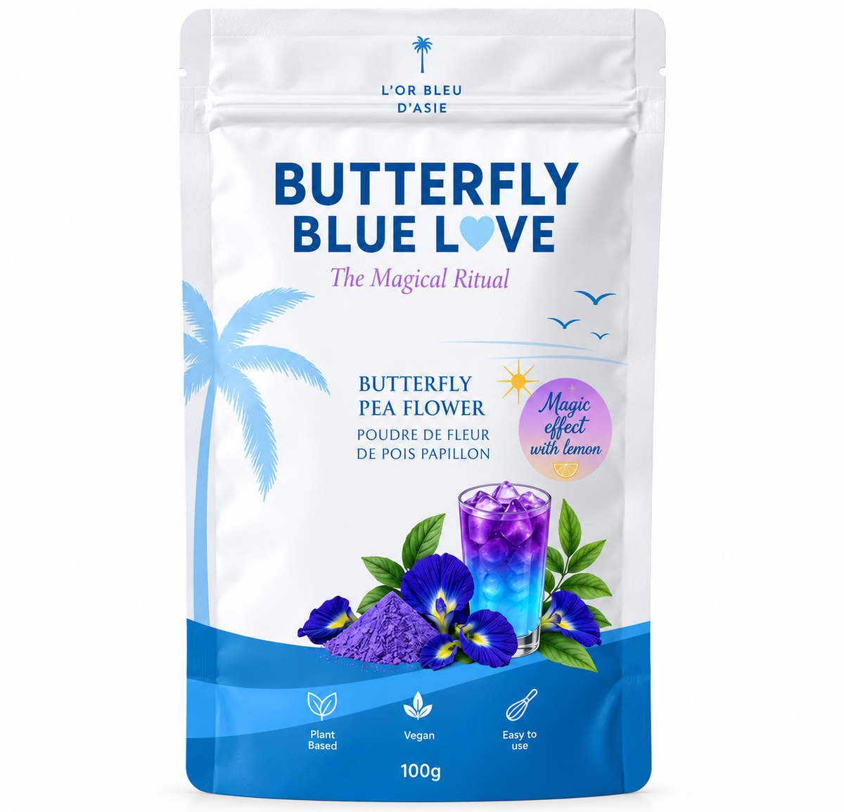 BIENTÔT DISPONIBLE - Butterfly Pea Flower "Magic effect"